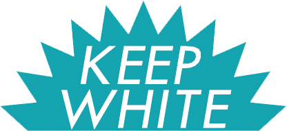 「KEEP WHITE」加工